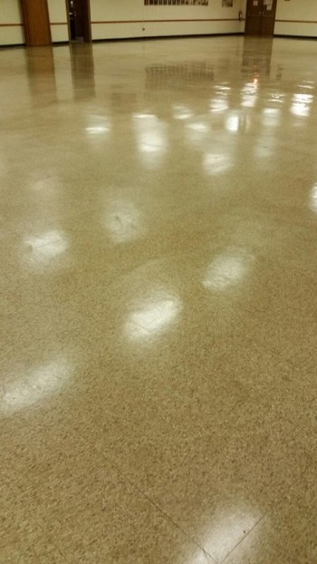 Floor Cleaning and Waxing at Moose Lodge in Spencer, NC