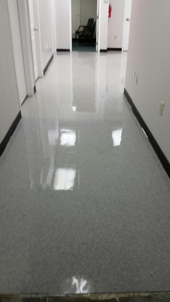 After Floor Cleaning at C&S Rail Services, LLC/M.A. Steward in Concord, NC