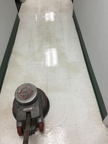 Floor Cleaning at M&M Electric in Gastonia, NC