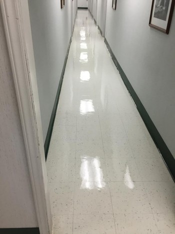 Floor Cleaning at M&M Electric in Gastonia, NC