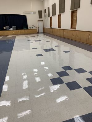 Before and After Floor Care Berra Baptist Church in Gastonia, NC (4)