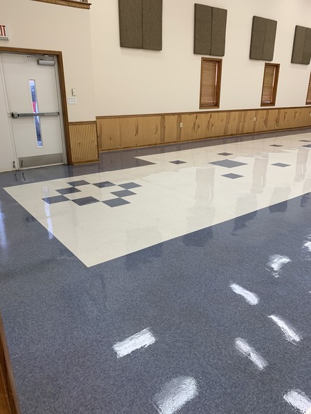 Before and After Floor Care Berra Baptist Church in Gastonia, NC (5)