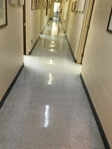 Before & After Floor Care at Oro Manufacturing in Monroe, NC
