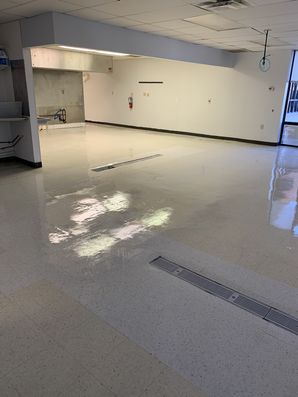 Before and after floor care Sinai Premium Mozzarella in Charlotte, NC (2)