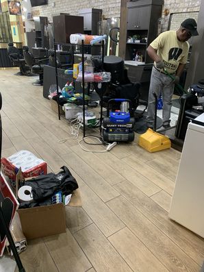 Post-construction Clean Up No Grease Barber Shop Northlake Mall in Charlotte, NC (3)