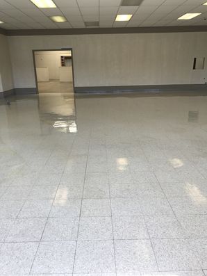 Before & After Floor Stripping at West Gate Market Place in Denver, NC (2)