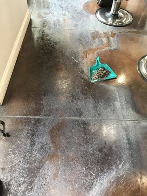 Before & After Floor Care in Charlotte, NC at No Grease Barber Shop (1)