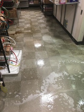 Before & After Floor Care at Convenient Store in Charlotte, NC
