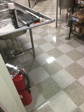 Before & After Floor Care at Convenient Store in Charlotte, NC