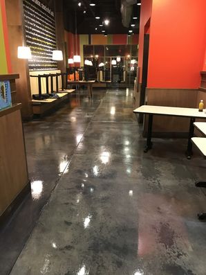 Before & After Floor Cleaning at Zoe's Kitchen in Charlotte, NC (2)