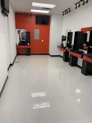 efore and after floor cleaning Lucky Spot Barbershop in Gastonia NC (4)