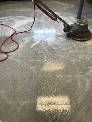 Before and after Floor Cleaning Concrete Steel Placement in Charlotte, NC (1)