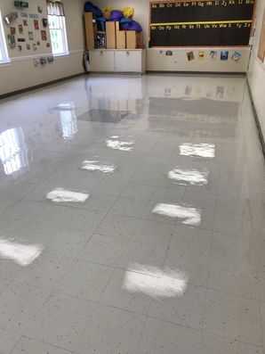 Before & After Floor Care at Providence Methodist Church in Charlotte, NC (2)