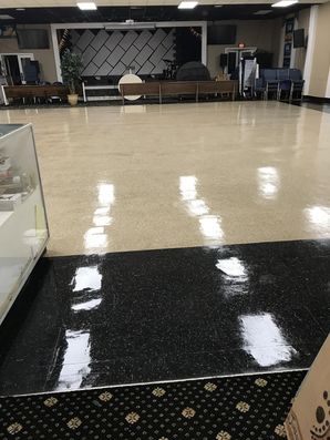 Before & After Floor Cleaning St John’s Church in Charlotte, NC (4)