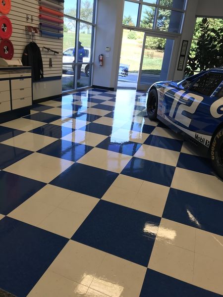 Before & After Floor Cleaning Carolina Racing in Mooresville, NC (3)