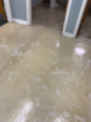 Before and after floor cleaning Statesville Housing Authority in Mount Holly, NC (1)