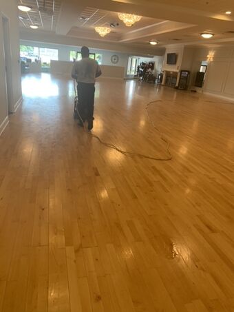 Before and After Floor Cleaning QC Dance Studio in Charlotte, NC (1)