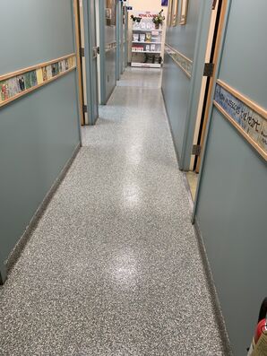 Before and after floor cleaning Gastonia Animal Hospital in Gastonia NC (2)