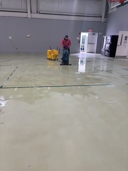 Floor Cleaning Second Baptist Church in Belmont, NC (1)