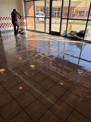 Before & After Commercial Floor Cleaning at Five Guys Restaurant in Shelby, NC (2)