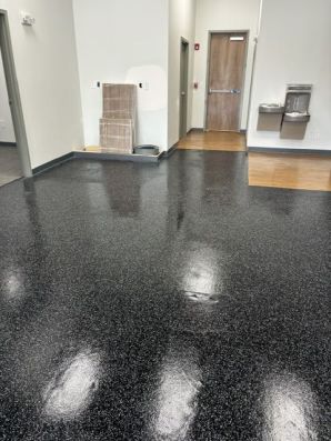 Before & After Commercial Floor Cleaning Core 22 IV Physical Therapy in Charlotte, NC (1)