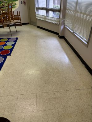Before & After Floor Cleaning Cokesbury Daycare in Charlotte, NC (1)