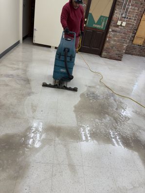 Before & After Commercial Floor Cleaning in Spencer, NC (2)